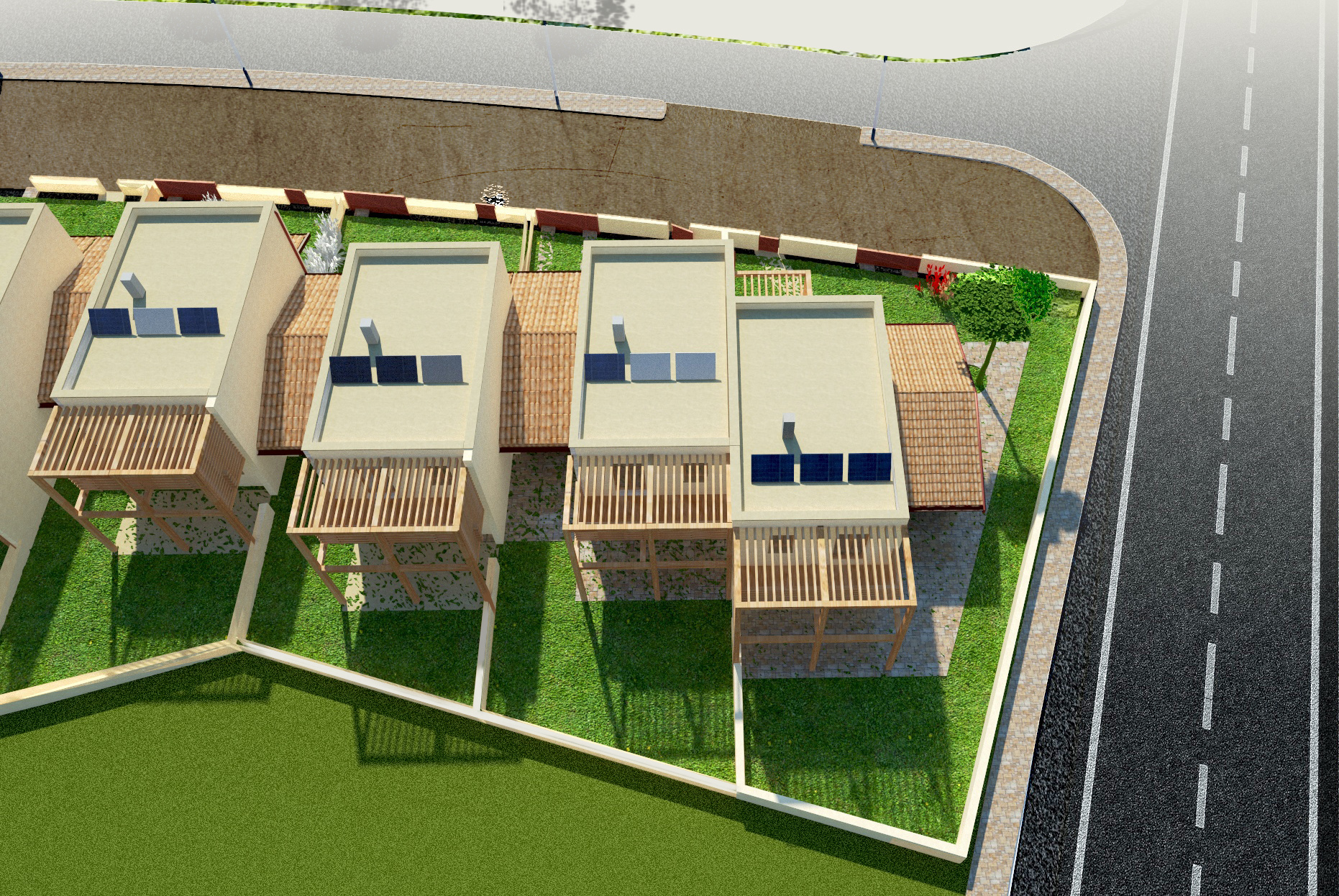 Progetto Lari — Vista zenitale