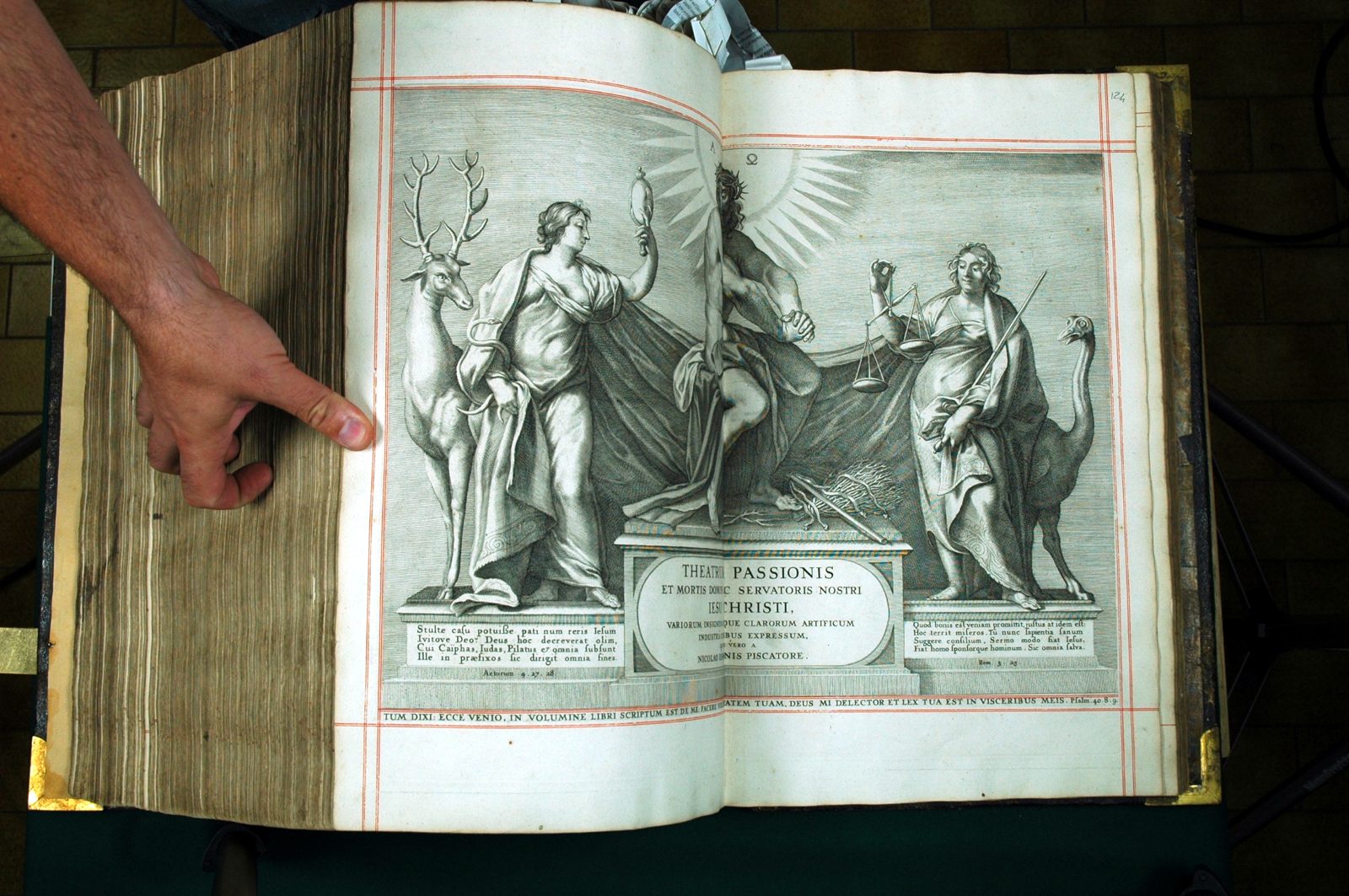 Theatrum Passionis, frontespizio inciso