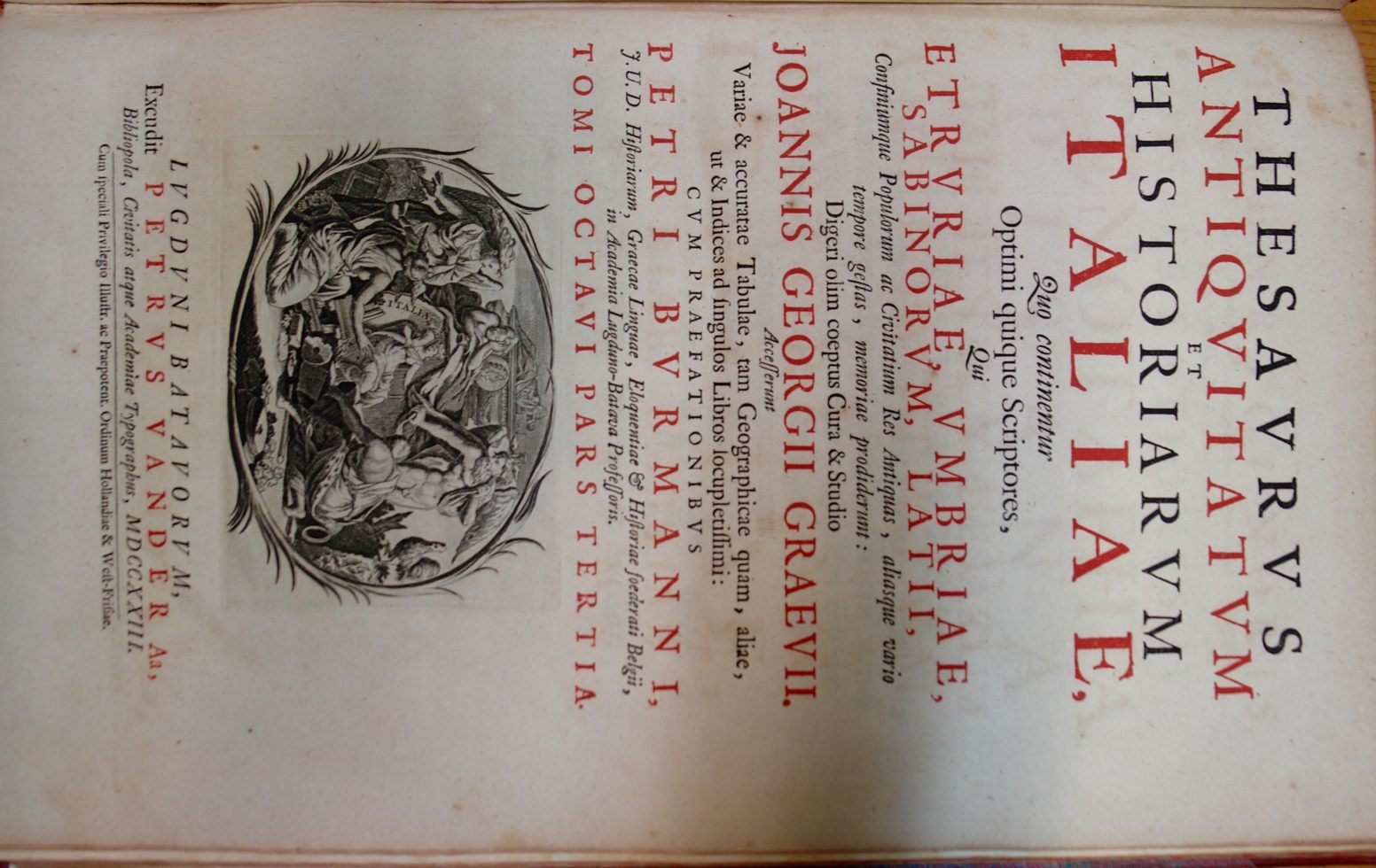 Johann Georg Graevius, Thesaurus Antiquitatum et Historiarum Italiae
