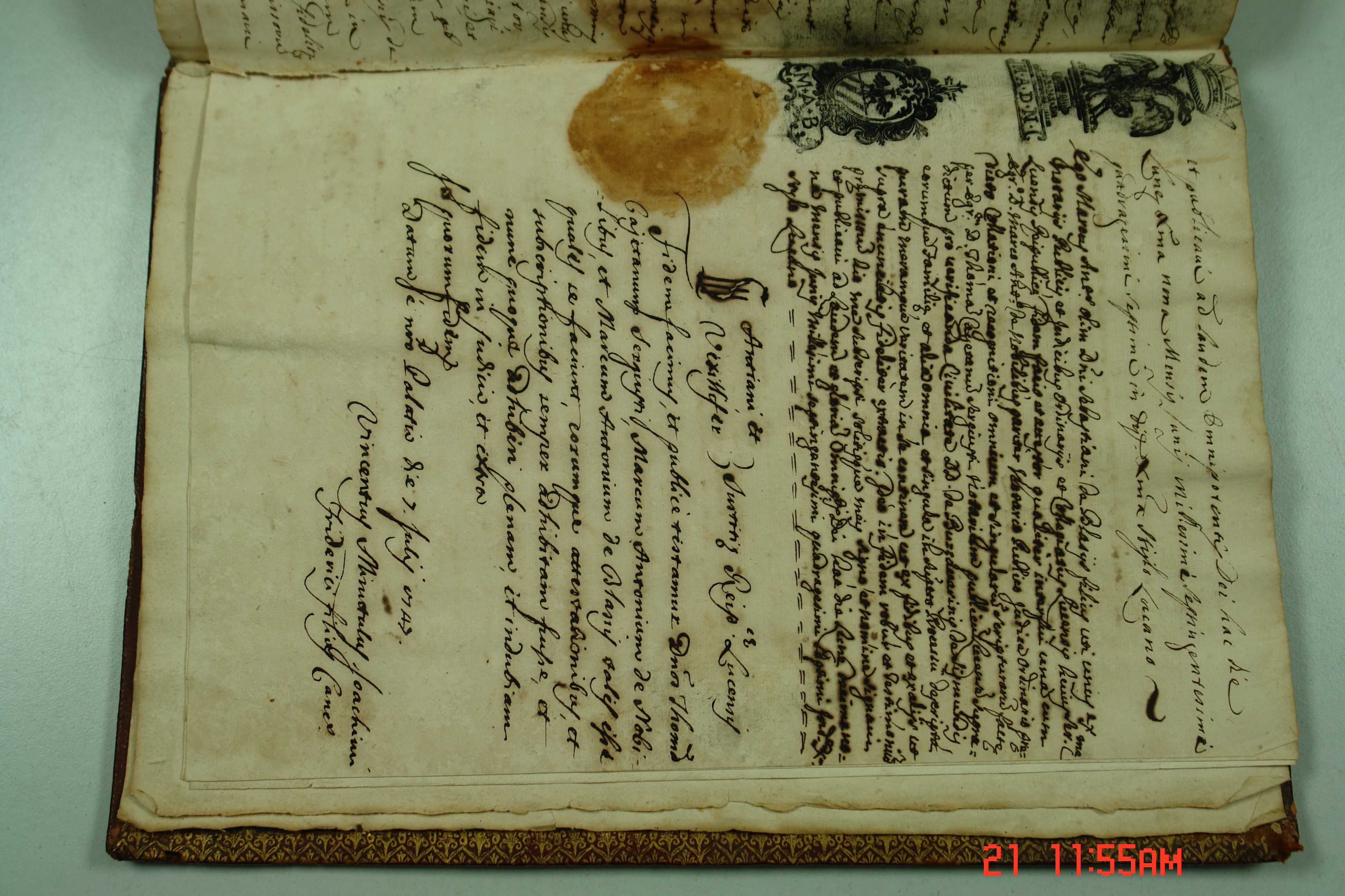 Libro antico — Collezione Farnesi